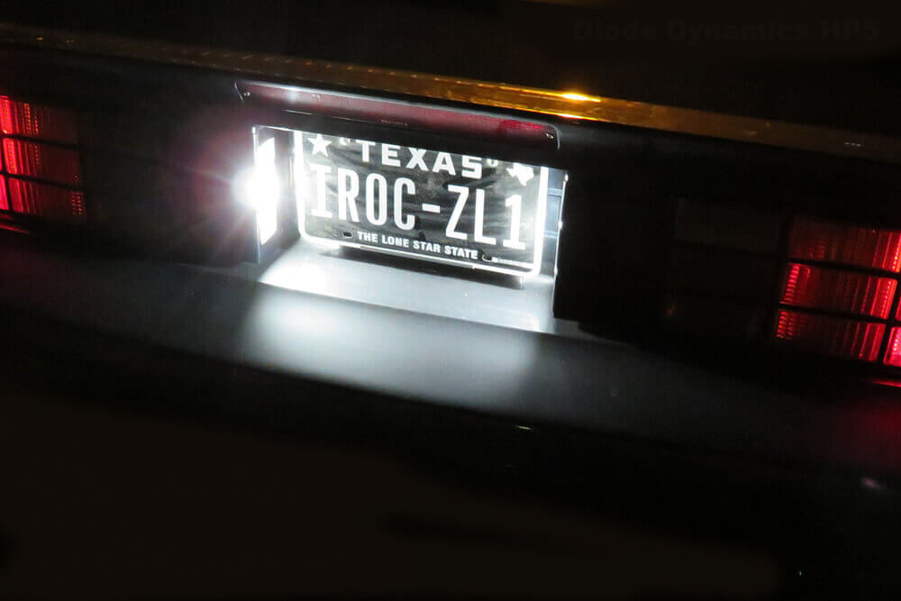 1982-92 Camaro LED License Plate Bulbs