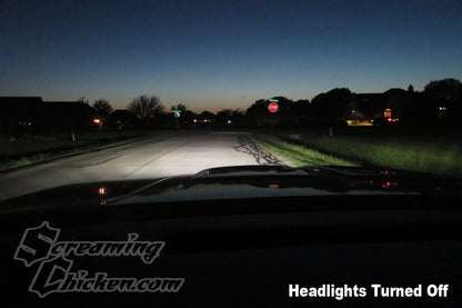 1985-1992 Camaro Morimoto XB Fog Lights- headlights off 1