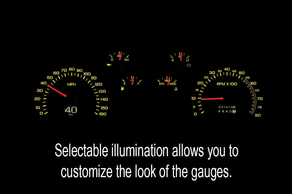 1990-92 Camaro Dakota Digital RTX Gauges