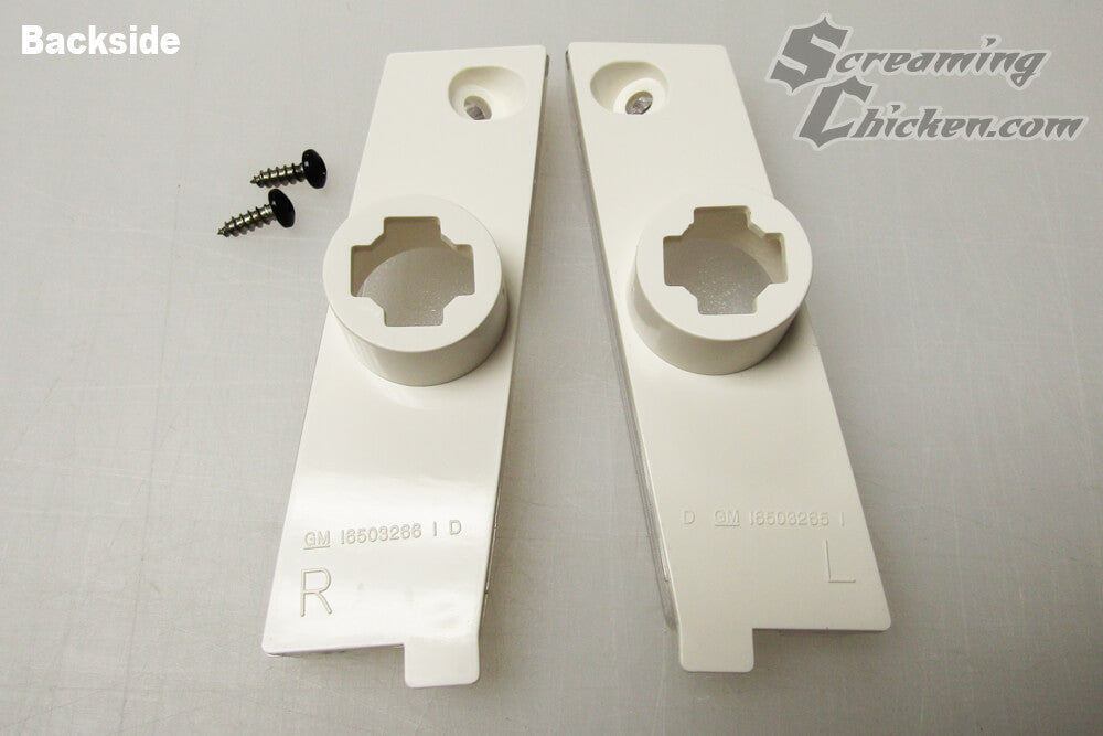 1985-92 Camaro Pair of Rear License Lens Assemblies- rear view