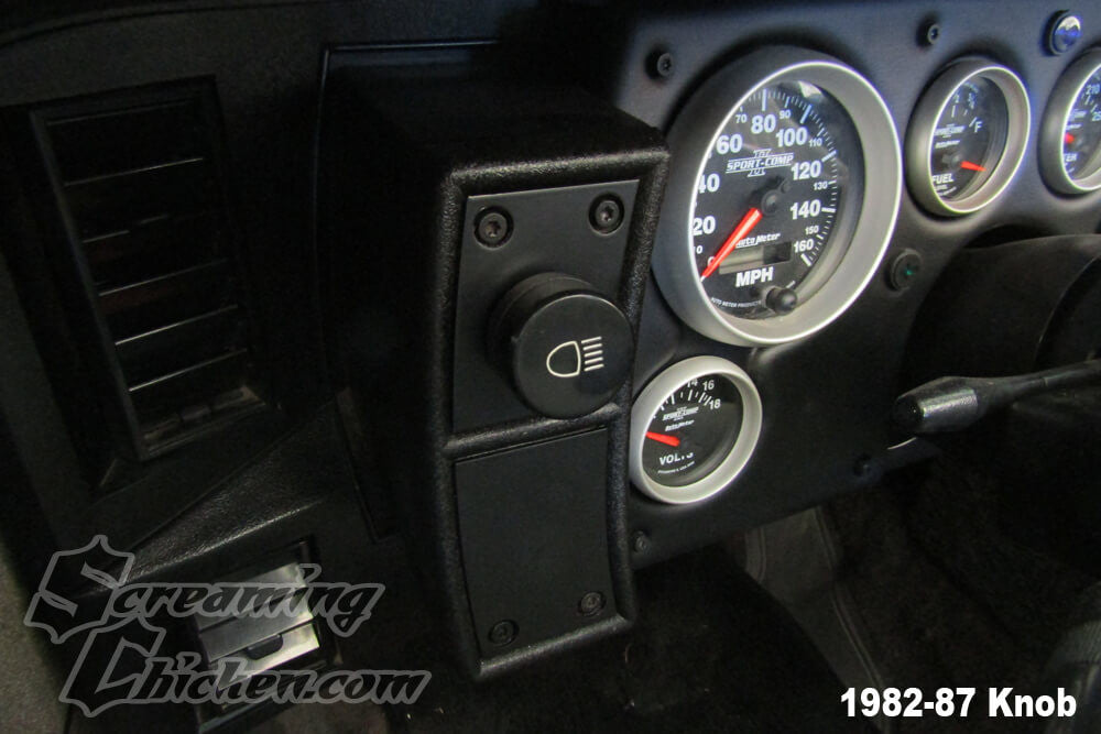 1982-92 Camaro Headlight Switch Knob- installed