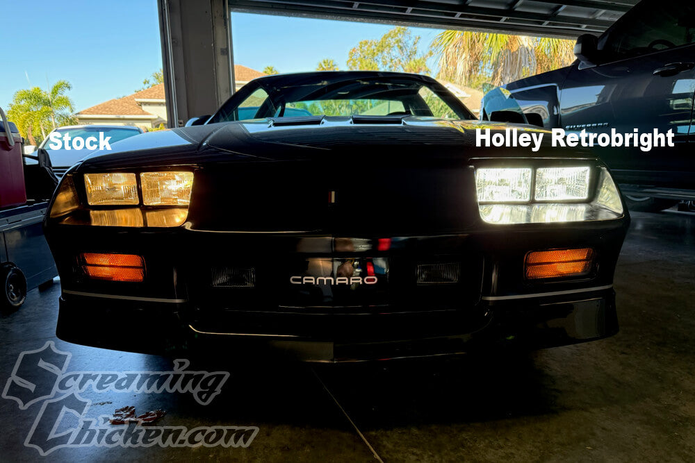 1982-92 Camaro Holley Retrobright Headlights – Screaming Chicken