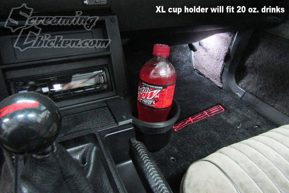 1982-92 Camaro Drink Holder- XL installed
