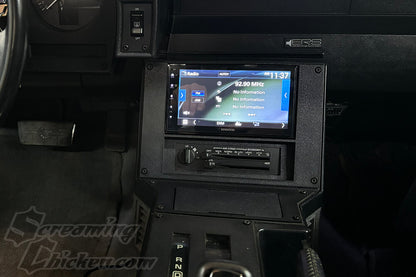 1982-92 Camaro Reverse Double DIN Install Kit (Bezel & Brackets)