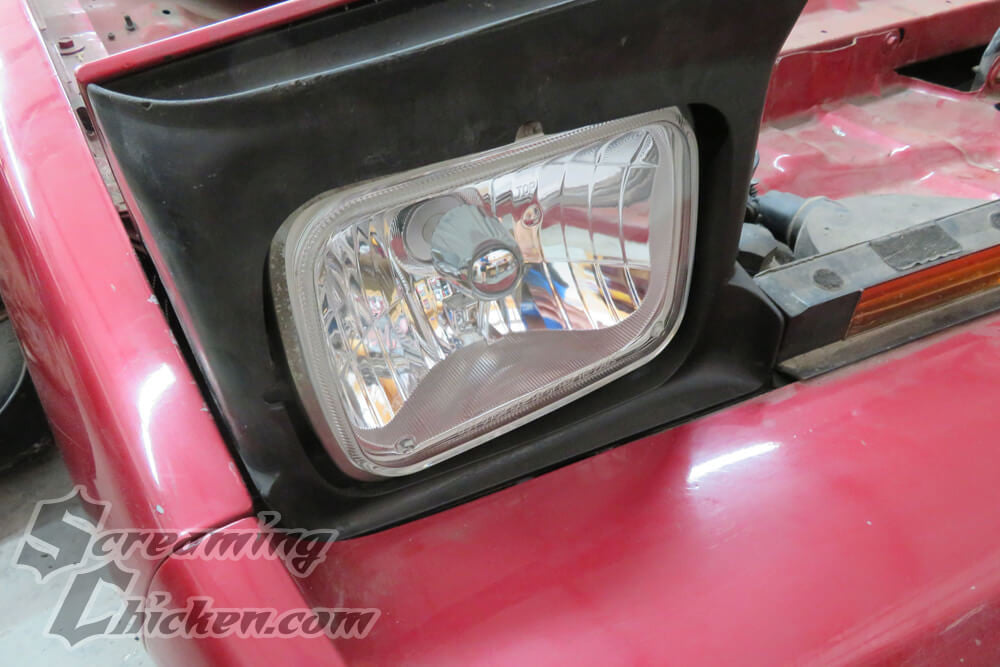 1982-90 Firebird Conversion Headlights- installed