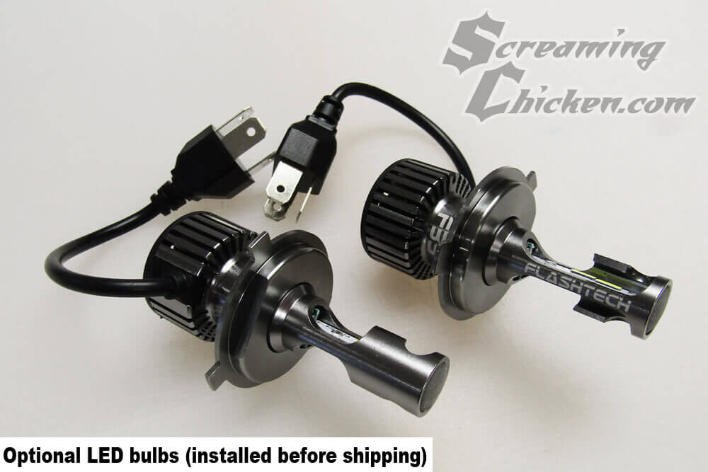 1982-90 Firebird Conversion Headlights- optional LEDs