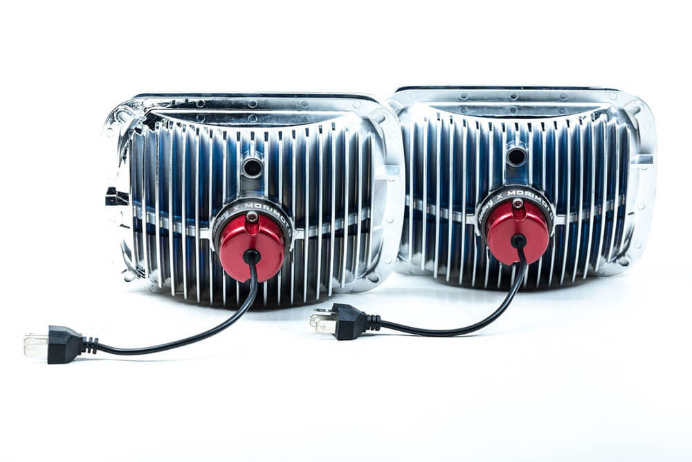 1982-90 Firebird Holley Retrobright Headlights - uninstalled rear view