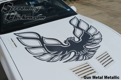 1985-1992 Trans Am 70's Style Hood Bird- installed