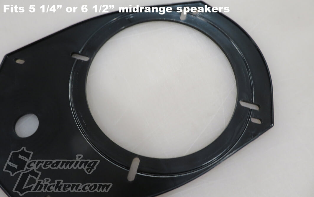 1982-92 Camaro/Firebird 6.5 in. Rear Speaker Adapters- midrange opening