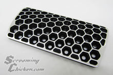 SRP Racing black-silver Hex pedal surface close-up