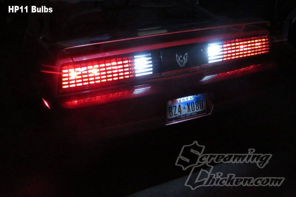 1982-92 Camaro/Firebird LED Reverse Light Bulbs- HP11 illuminated