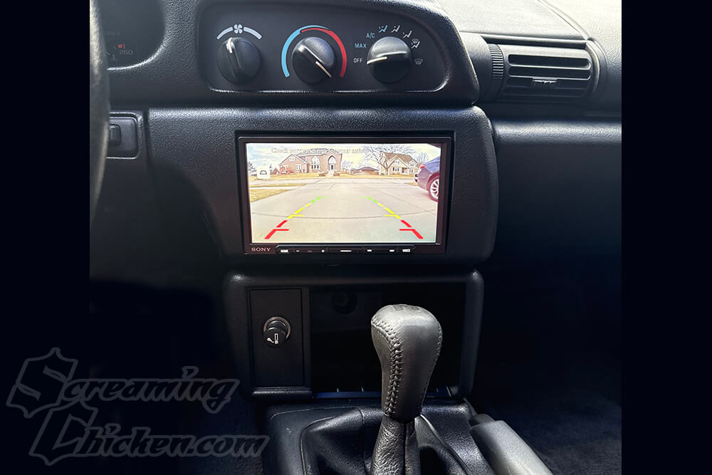 1993-2002 Camaro/Firebird Mini License Plate Mount Reverse Camera