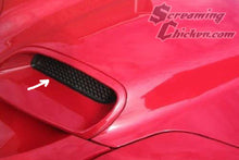 1998-2002 Trans Am WS6 Ram Air Hood Screens, Pair- installed