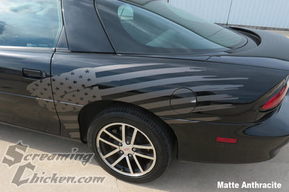 1993-2002 Camaro Stars & Stripes Side Stripe- anthracite 1