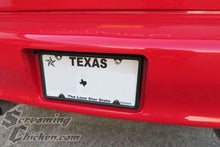 1993-2002 Camaro/Firebird Black Slim License Plate Frame - installed 1