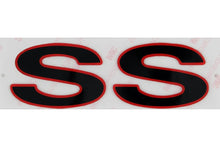 1996-2002 Camaro SS Emblem Black w/ Red (Fender or Rear Panel)
