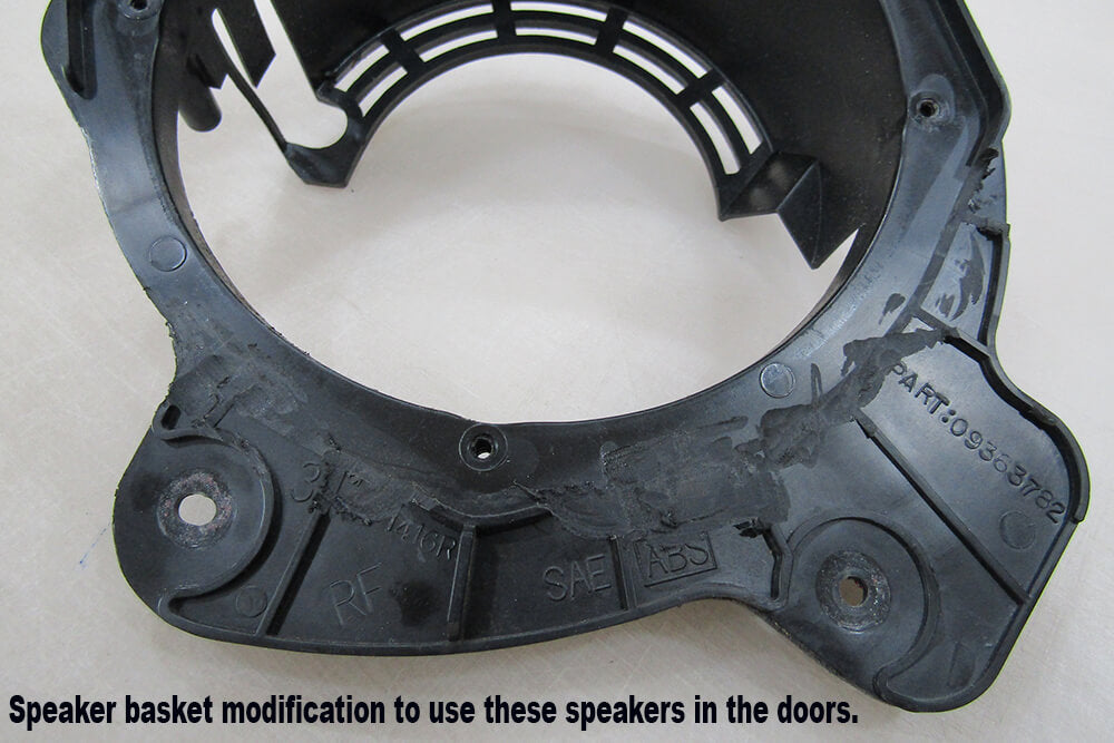 1993-2002 Camaro/Firebird Rockford Fosgate P1V2-675 Rear Speakers
