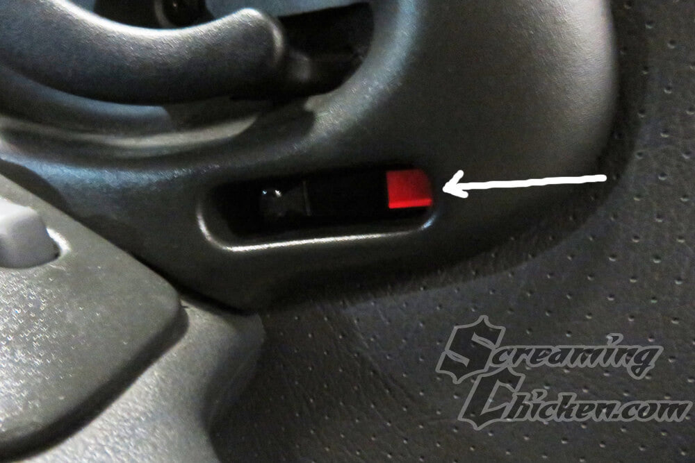 1993-2002 Firebird Door Lock Sliders - installed