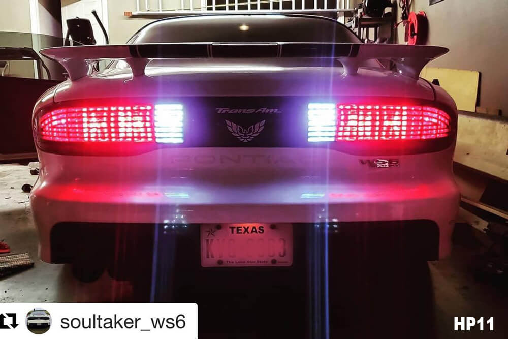 1998-2002 Firebird/Trans Am LED tail light Bulb Combo- illuminated 1