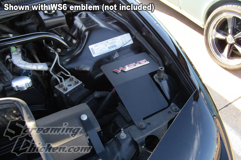 1998-2002 Camaro/Firebird Aluminum Fuse Box Cover- installed 2