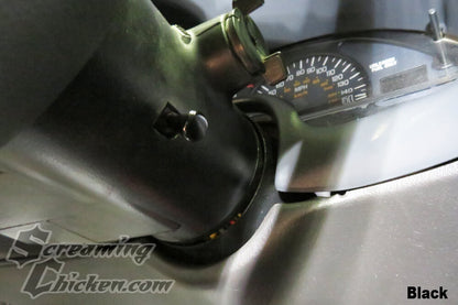1993-2002 Camaro/Firebird Billet Hazard Flasher Knob- black install