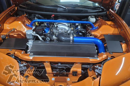 1998-2002 Camaro/Firebird Aluminum Battery Cover- full cover set installed