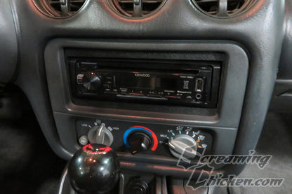 1993-96 Camaro & 1993-2002 Firebird Single DIN Stereo Install Kit - installed 2