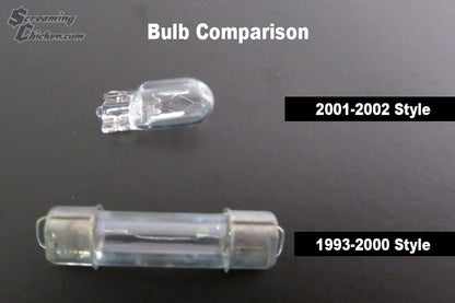 1993-2002 Camaro/Firebird LED Mirror Light Bulbs- bulb comparison