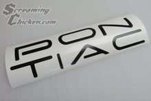 1993-2002 Firebird "Pontiac" Rear Bumper Lettering Inlay- uninstalled