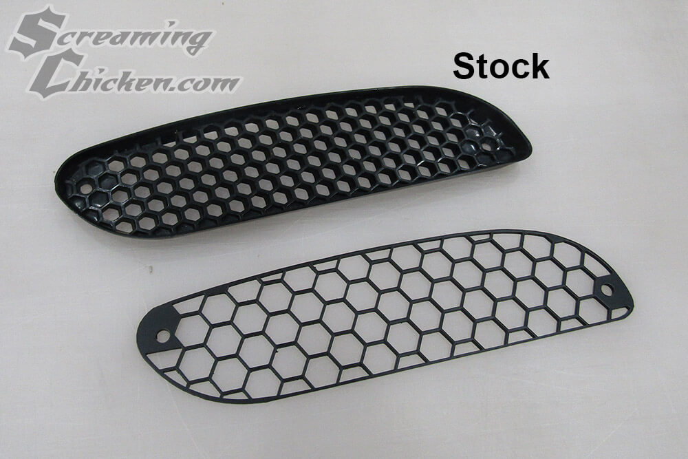 1998-2002 Trans Am Billet WS6 Ram Air Hood Screens, Pair