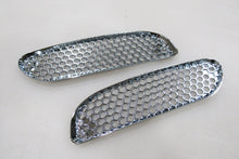 1998-2002 Trans Am Chrome WS6 Ram Air Hood Screens, Pair