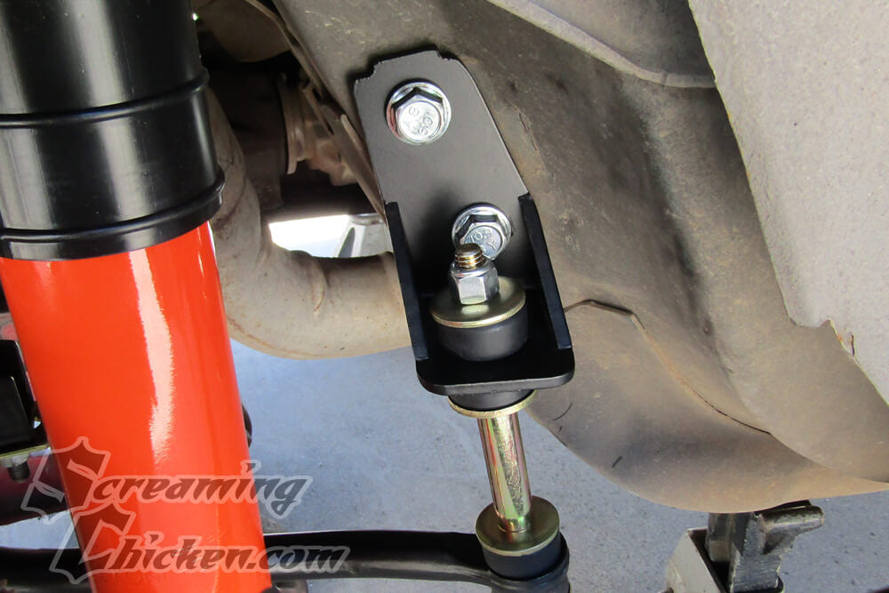 1993-2002 Camaro/Firebird Rear Sway Bar to Frame Brackets- installed