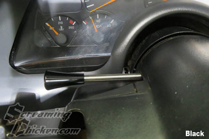 1993-2002 Camaro/Firebird Billet TIlt Lever- black installed