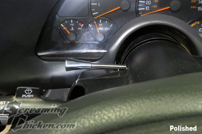 1993-2002 Camaro/Firebird Billet TIlt Lever- polished installed