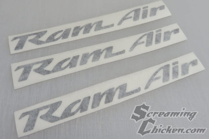 1993-2002 Trans Am Ram Air Hood Lettering-  uninstalled