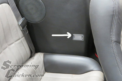 1993-2002 Camaro/Firebird Convertible LED Rear Seat Bulbs- installed