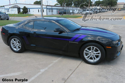 2010-15 Camaro Side Accent Stripes- gloss purple