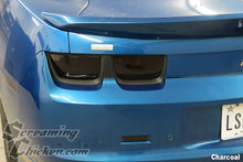 2010-13 Camaro Smoked Lens Protection- charcoal closeup