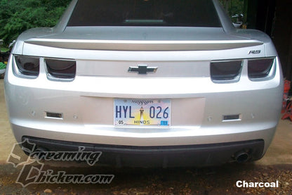 2010-13 Camaro Smoked Lens Protection- charcoal 2