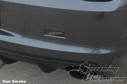 2010-13 Camaro Reverse Light Overlays- gun smoke