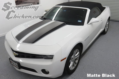 2010-13 Camaro Rally Stripes- matte black 1