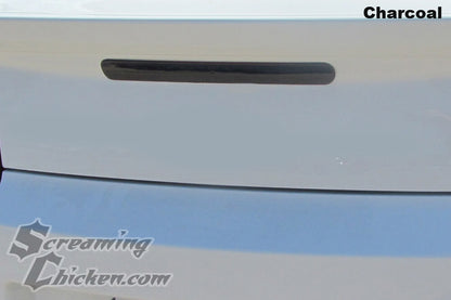 2014-15 Camaro Smoked 3rd Brake Light Overlay- installed closeup