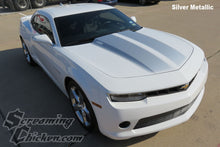 2014/15 Camaro V6 Rally Stripes- silver metallic