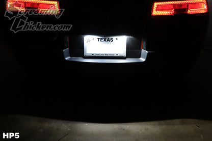 2010-15 Camaro LED License Plate Light Bulbs- illuminated 2