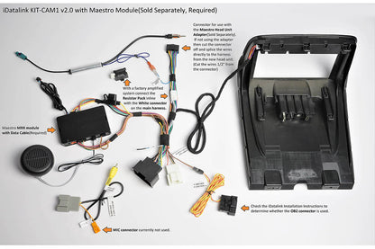 2010-15 Camaro iDatalink KIT-CAM1 Dash and Wiring Kit