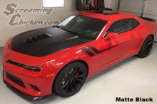 2010-15 Camaro Side Accent Stripes- matte black