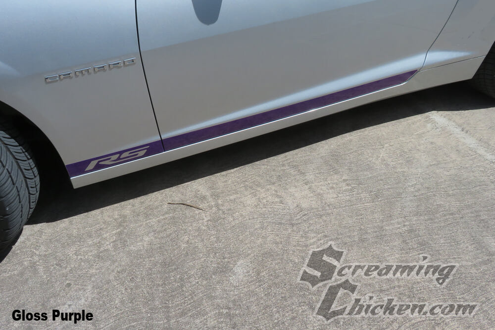 2010-15 Camaro Rocker Stripes- gloss purple