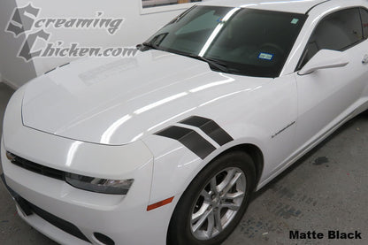 2010-15 Camaro Hash Mark Stripes- matte black 3