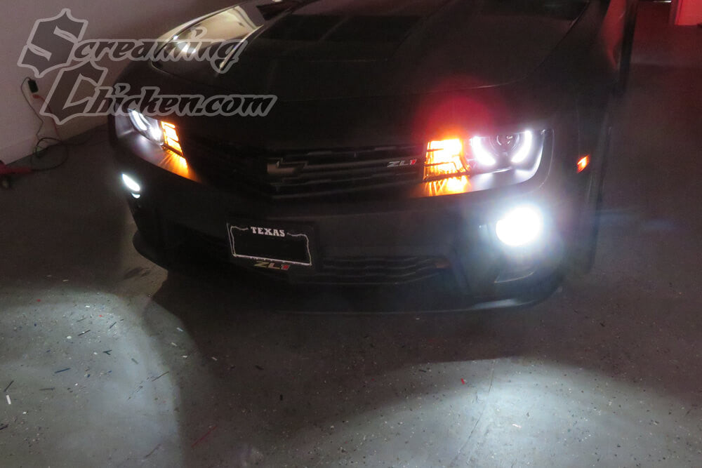 2012-15 Camaro ZL-1 LED DRL bulbs- illuminated w/ turn signals