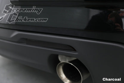 2016-24 Camaro Smoked Rear Reflector Overlays- charcoal 1